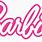 Pink Glitter Barbie Logo