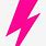 Pink Lightning Bolt
