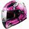 Pink Motorbike Helmet