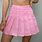 Pink Pleated Tennis Skirt