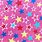 Pink Star Fabric