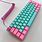 Pink and Blue Gaming Keyboard