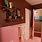 Pink and Brown Bathroom