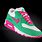 Pink and Green Nike's