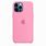 Pink iPhone 15 with Apple Silicone Case