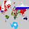 Pixel Art Flag Map