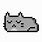 Pixel Cat Sleeping
