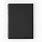 Plain Black Notebook with Strap with 360 Pages