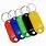 Plastic Key Tags with Rings