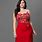 Plus Size Red Evening Dress