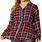 Plus Size Women's Plaid Shirt