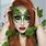 Poison Ivy Costume Makeup