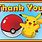 Pokemon Saying Thank You