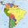 Political Map of South America Map