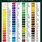 Polychromos Colour Chart