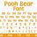 Pooh Bear Font