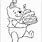 Pooh Birthday Coloring Page