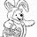 Pooh Easter Coloring Pages