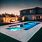 Pool On Side of House