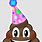 Poop Emoji Party Hat