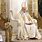 Pope Francis On Throne