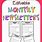 Preschool Monthly Newsletter Template