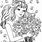 Pretty Lady Coloring Pages
