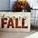 Primitive Fall Wood Signs