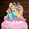 Princess Wedding Cake Topper