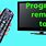 Programming Spectrum Remote to TV