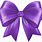 Purple Bow Clip Art
