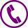Purple Contact Icon