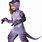 Purple Dinosaur Costume