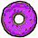 Purple Donut Clip Art
