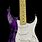 Purple Fender Stratocaster