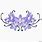 Purple Flower Outline