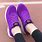 Purple Gym Shoes