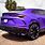 Purple Lambo SUV