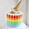 Rainbow Iced Cake