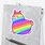 Rainbow Llama Stickers