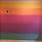 Rainbow Ombre Wall