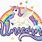 Rainbow Unicorn Logo