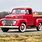 Red Ford Pickup Truck