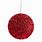 Red Glitter Ornaments