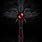 Red Gothic Cross