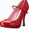 Red Mary Jane High Heels