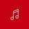 Red Music Desktop Icon