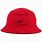 Red Nike Bucket Hat