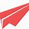 Red Paper Airplane