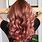 Red Rose Gold Hair Color